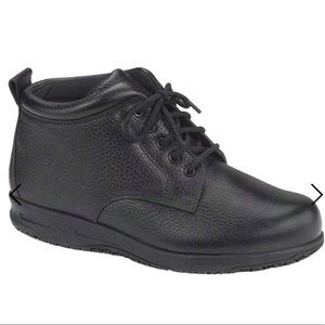 SAS Alpine Non Slip Lace Up Black Leather Boot
